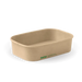 BioPak BioBoard Rectangular Container Bases – 500ml Kraft BioBoard Takeaway Base – carton of 300