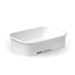 BioPak BioBoard Rectangular Container Bases – 500ml White BioBoard Takeaway Base – carton of 300