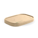BioPak BioBoard Rectangular Container Lids – 500-1,000ml Kraft Paper BioBoard Takeaway Lid – carton of 300