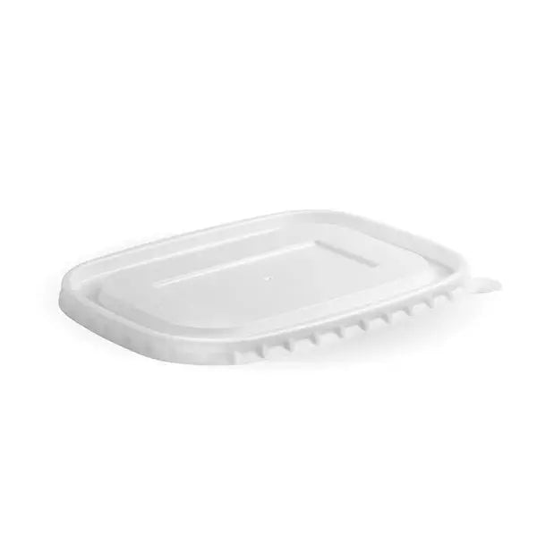 BioPak BioBoard - Rectangular Takeaway CPLA Lid  Takeaway Containers