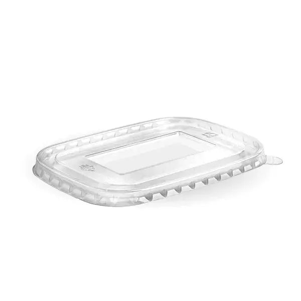 BioPak BioBoard - Rectangular Takeaway PET Lid  Takeaway Containers