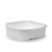 BioPak BioBoard Square Container Bases – 1,000ml White BioBoard Square Takeaway Base