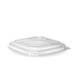 BioPak BioBoard Square Container Lids – 750ml-1,400ml Clear RPET Square Takeaway Lid