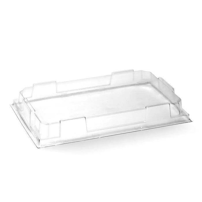BioPak BioBoard Sushi Tray Lids – Large sushi tray PET lid – clear
