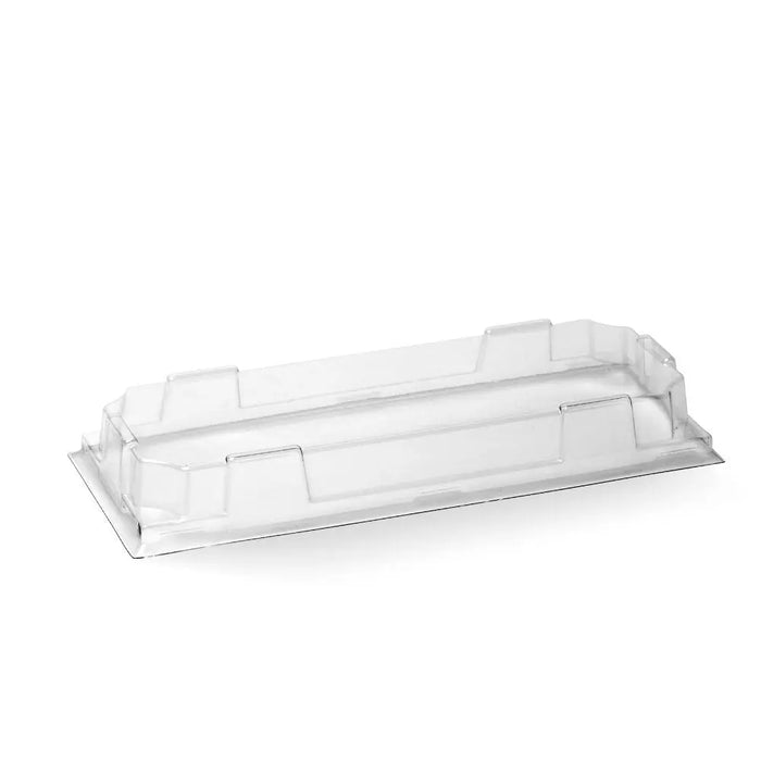 BioPak BioBoard Sushi Tray Lids – Long sushi tray PET lid – clear