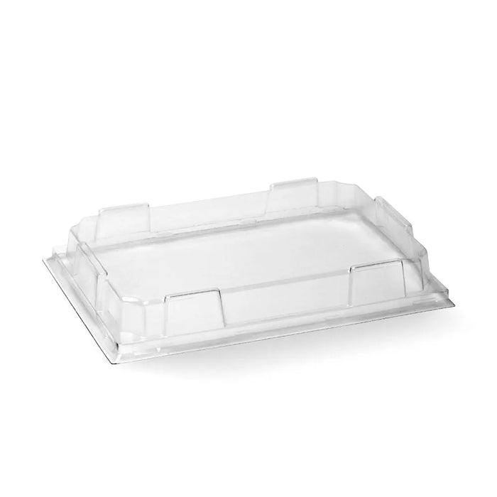 BioPak BioBoard Sushi Tray Lids – Medium sushi tray PET lid – clear
