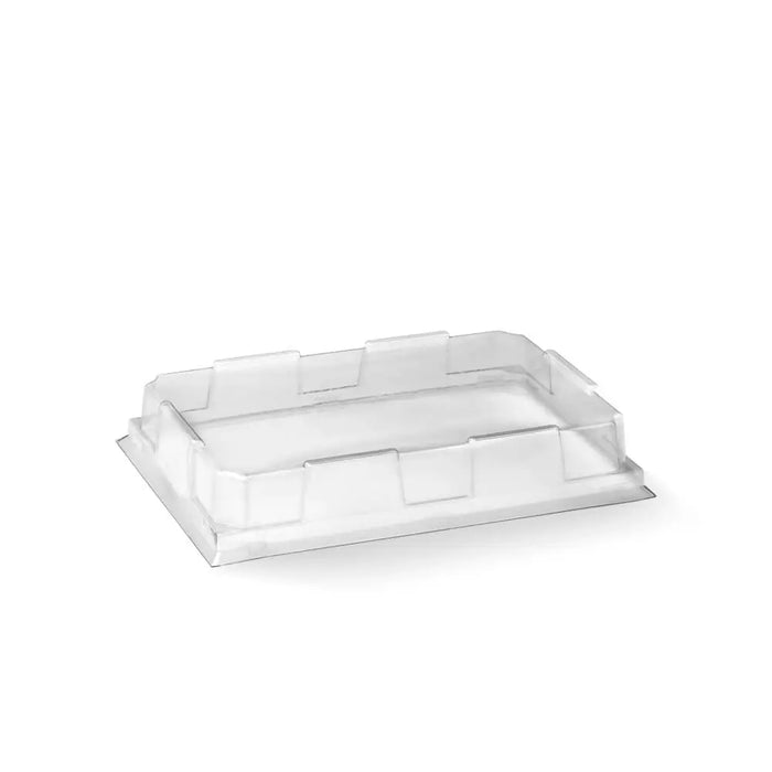 BioPak BioBoard Sushi Tray Lids – Small sushi tray PET Lid – clear