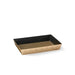BioPak BioBoard Sushi Trays – Small sushi tray FSC Mix - kraft and black