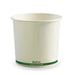 BioPak BioBoard- White Green Stripe BioBowl  Takeaway Containers