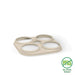 BioPak BioCane Beer Ring Holders – 4-Pack Plant Fibre Beer Ring Holder
