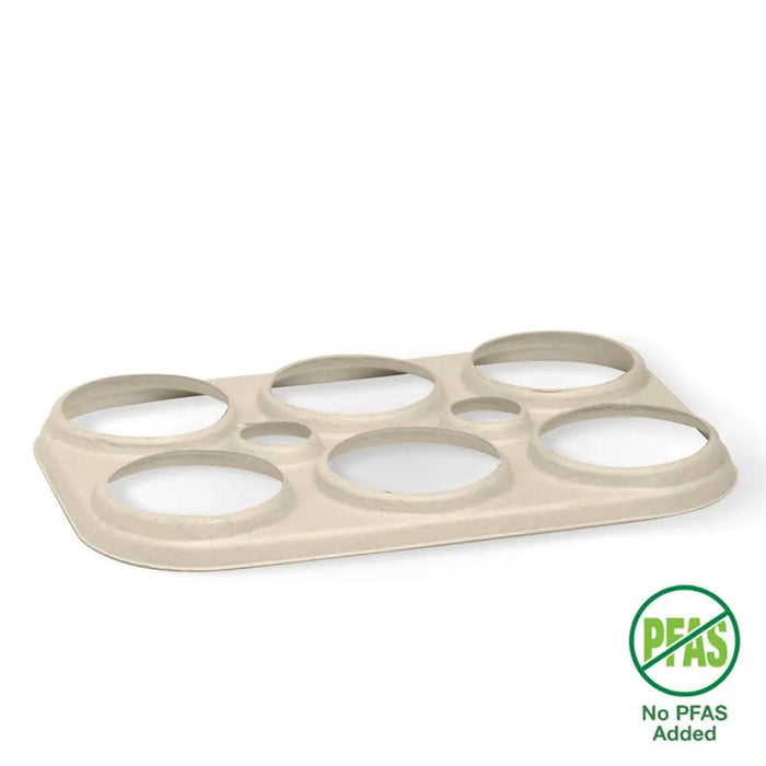 BioPak BioCane Beer Ring Holders – 6-Pack Plant Fibre Beer Ring Holder