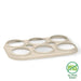 BioPak BioCane Beer Ring Holders – 6-Pack Plant Fibre Beer Ring Holder