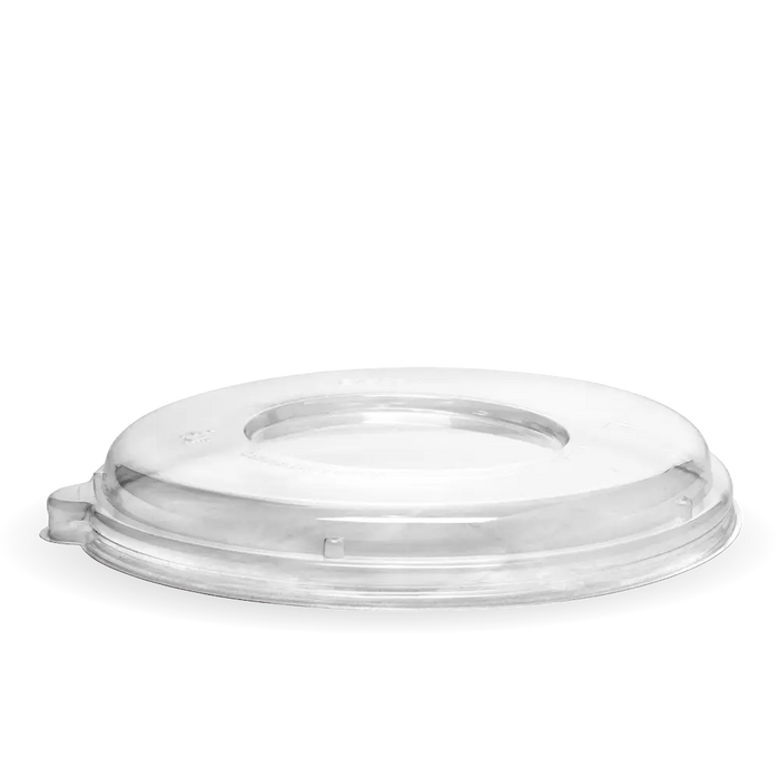 BioPak BioCane Bowl Lids – 800-1,420ml - 24-48oz PLA Plant Fibre BioBowl Lid – carton of 400