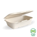 BioPak BioCane Clamshells – 20x15x5cm - 7.5x5x1.9in Natural Plant Fibre Clamshell – carton of 300