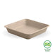 BioPak BioCane Compartment Container Bases – 1,750ml Large Natural Plant Fibre Takeaway Base – carton of 300