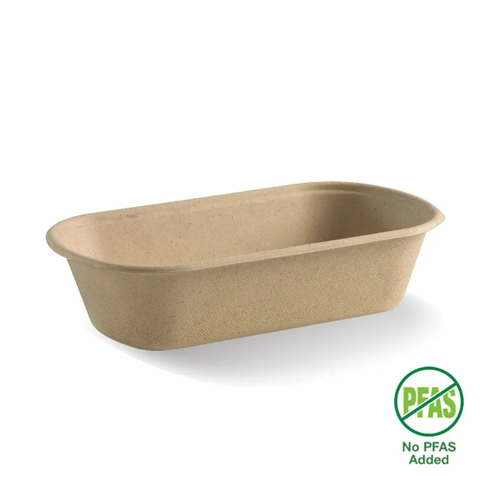 BioPak BioCane Compartment Trays – 1,000ml Plant Fibre Tray – carton of 500