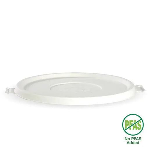 BioPak BioCane - Plant Fibre BioBowl Lid**  Takeaway Containers