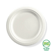 BioPak BioCane Plates – 23cm - 9" Round Plant Fibre Plates – carton of 500