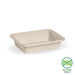 BioPak BioCane Rectangular Container Bases – 500ml Natural Plant Fibre Takeaway Base – carton of 500