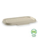 BioPak BioCane Rectangular Container Lids – 750 & 1,000ml Natural Plant Fibre Takeaway Lid – carton of 500
