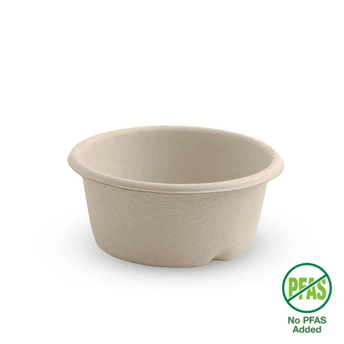 BioPak BioCane Sauce Cups – 60ml Natural Plant Fibre Sauce – carton of 1,000