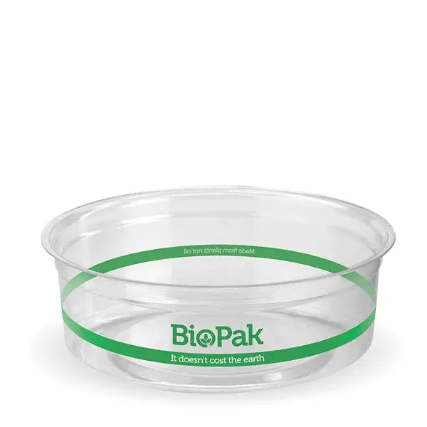 BioPak BioPlastic - Clear BioBowls**  Takeaway Containers