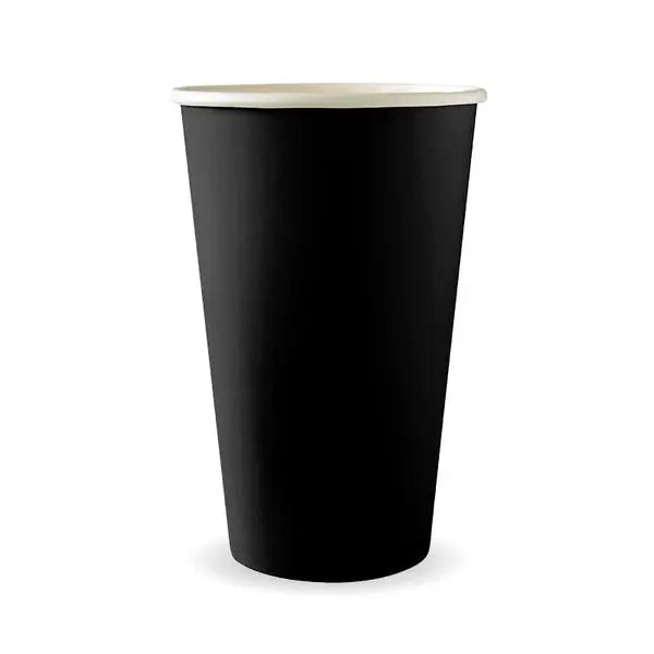 BioPak Black Aqueous Single Wall BioCup  Hot Cups