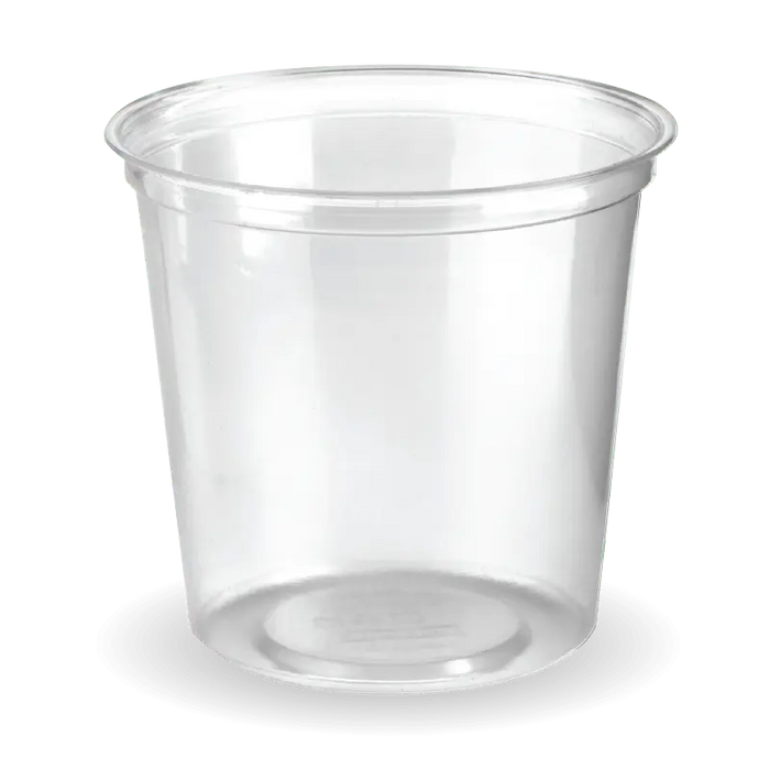 BioPak Clear PLA Bowls – 700ml Clear BioBowl – carton of 500