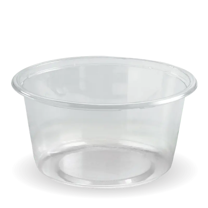 BioPak Clear PLA Bowls – 700ml Clear Wide BioBowl – carton of 600