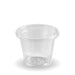 BioPak Clear PLA Sauce Cups – 30ml sample cup – clear
