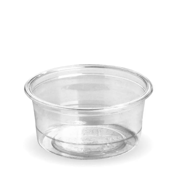 BioPak Clear PLA Sauce Cups – 90ml Clear Sauce