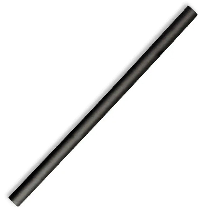 BioPak Jumbo Paper BioStraws – 10mm Jumbo Black BioStraw