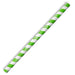 BioPak Jumbo Paper BioStraws – 10mm Jumbo Green Stripe BioStraw