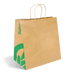 BioPak Kraft Paper Carry Bags – 355x220x370mm Jumbo Twist Handle Kraft Paper Bags – carton of 150