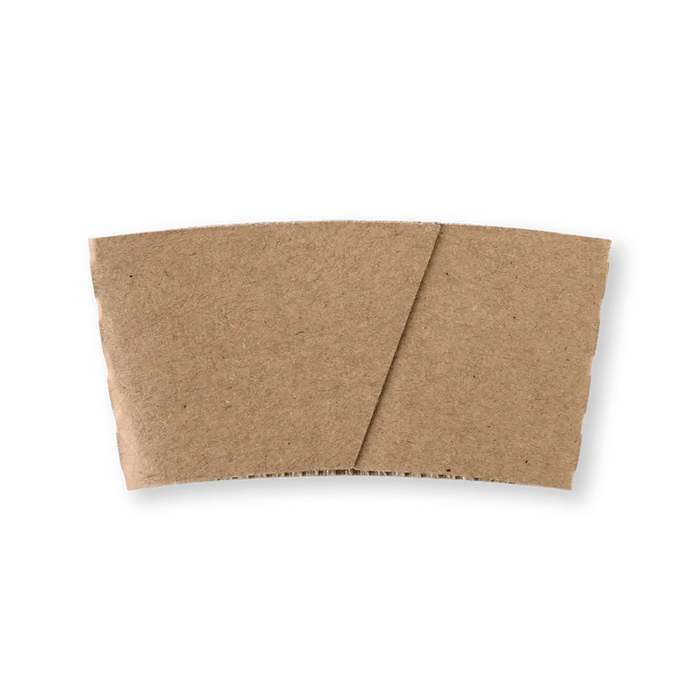 BioPak Kraft Paper Cup Sleeves – 8oz – carton of 1,000