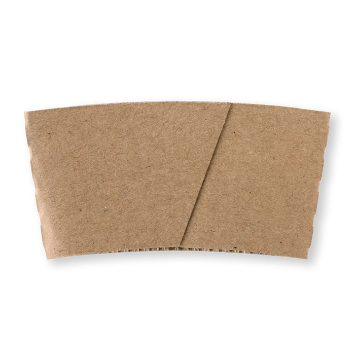 BioPak Kraft Paper Cup Sleeves – 12oz – carton of 1,000