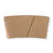 BioPak Kraft Paper Cup Sleeves – 12oz – carton of 1,000
