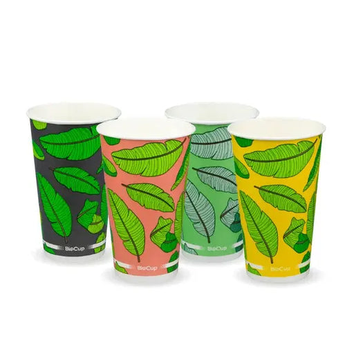 BioPak Leaf Cold Paper Water BioCup  Takeaway Cold Cups