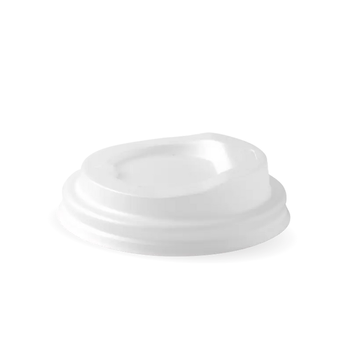 BioPak PLA Hot Cup Lids – 62mm – Standard – Opaque