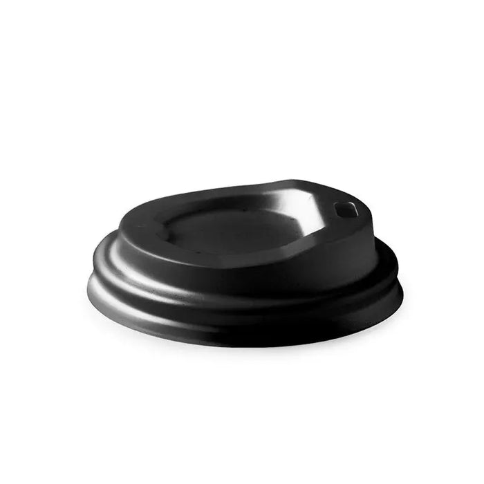 BioPak PLA Hot Cup Lids – 62mm – Standard – Black