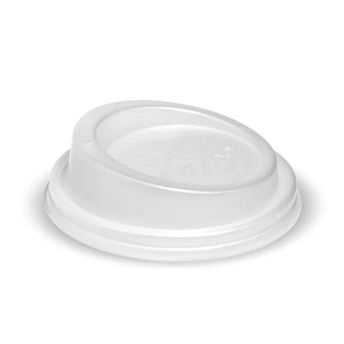 BioPak PLA Hot Cup Lids – 80mm – Standard – Opaque