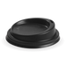 BioPak PS Hot Cup Lids – 80mm – Standard – Black