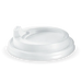 BioPak PS Hot Cup Lids – 80mm – Sipper – White