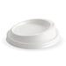 BioPak PS Hot Cup Lids – 90mm – Standard – White