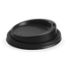 BioPak PS Hot Cup Lids – 90mm – Standard – Black