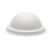 BioPak Paper Ice Cream Cup Lids – 240ml (8oz) ice cream cup plant fibre dome lid – white – carton of 1,000