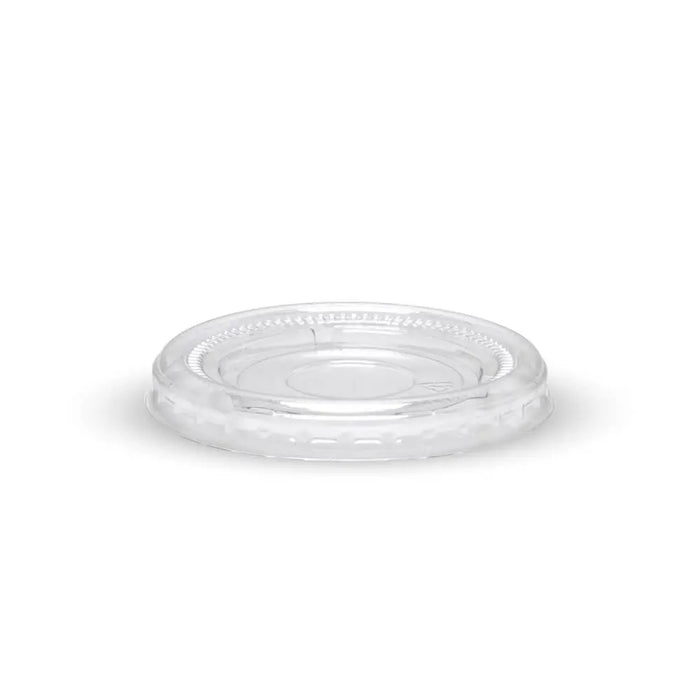 BioPak Paper Sauce Cup Lids – 45ml 90ml & 120ml PET lid for paper sauce cup – clear