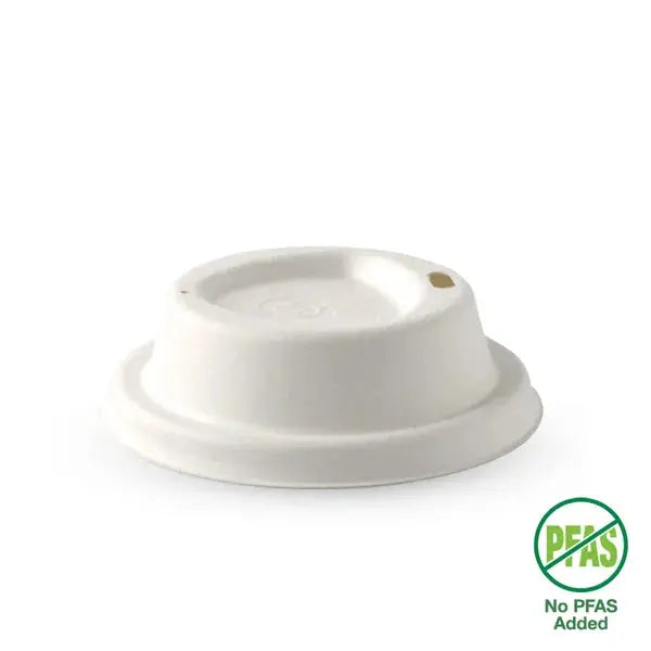 BioPak Plant Fibre BioCup Lid  Takeaway Cold Cup Lips