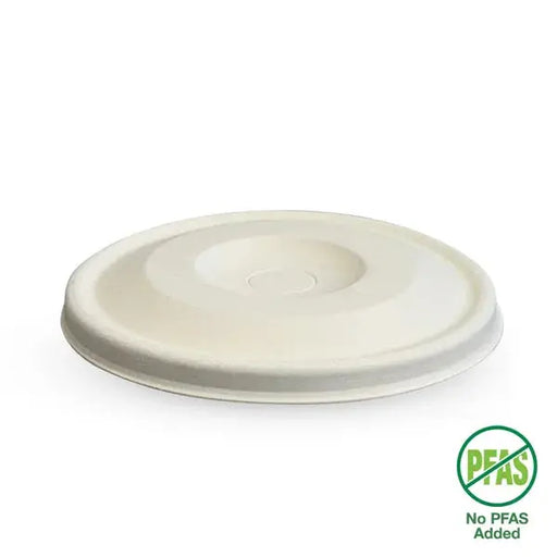 BioPak Plant Fibre Flat Cold Paper BioCup Lid  Takeaway Cold Cup Lids