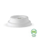 BioPak Plant Fibre Hot Cup Lids – 63mm – Standard – White